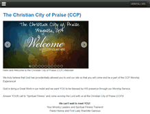 Tablet Screenshot of christiancityofpraise.org
